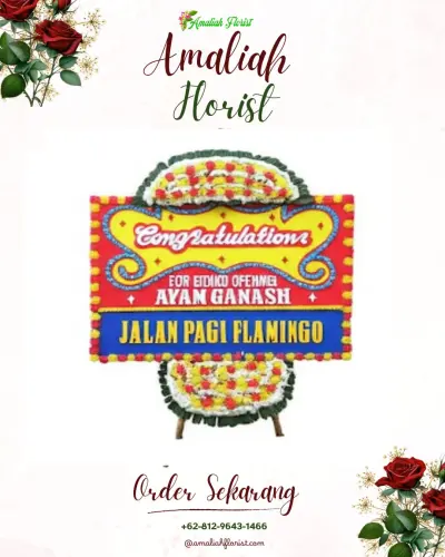 Bunga Papan Congratulation di Limpas